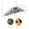 Dunhill® Fir Candle Holder with Snow, Berries & Pinecone Centerpiece